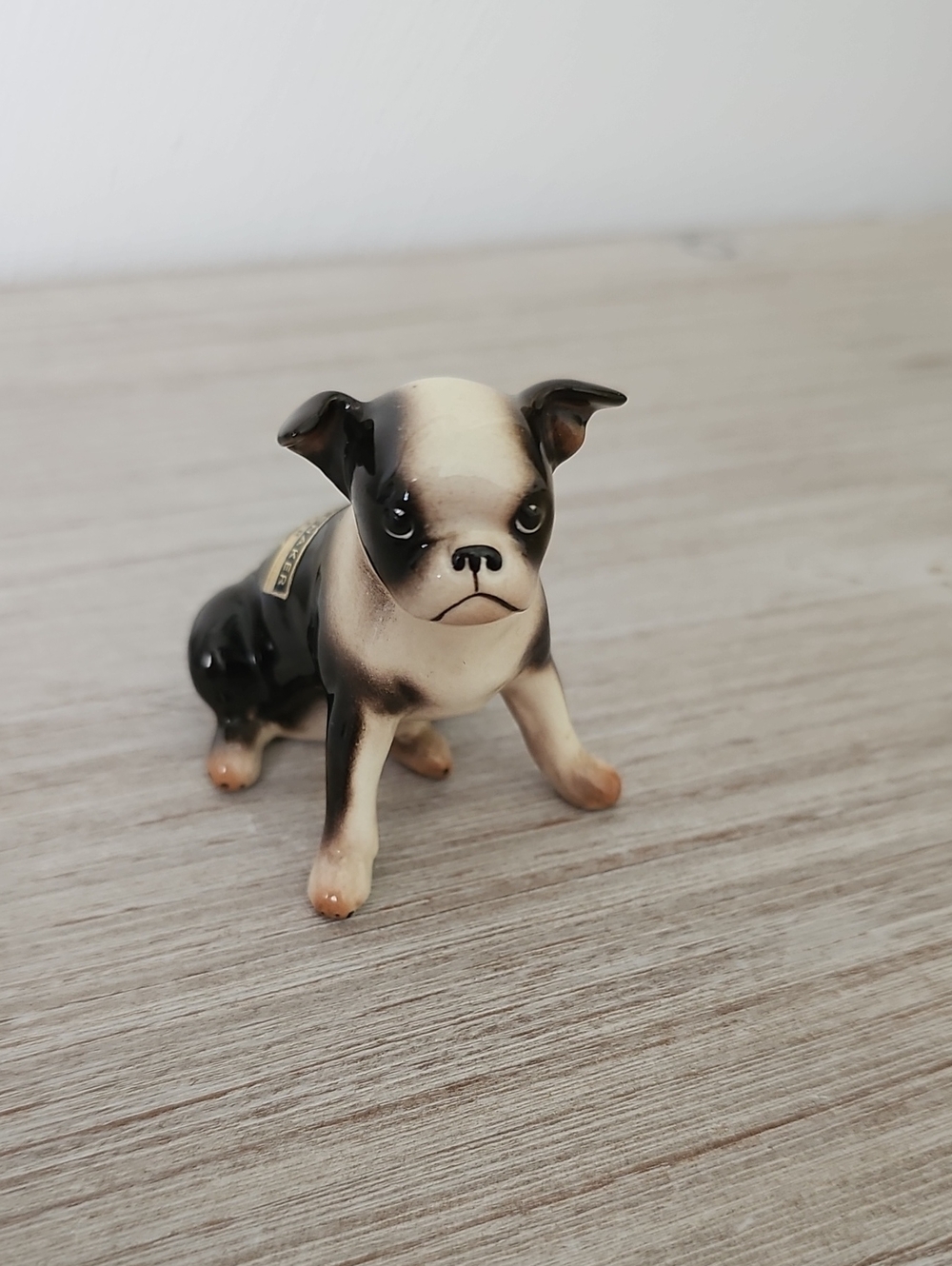 Vintage Hagen Renaker "Chester" Boston Terrier 1955